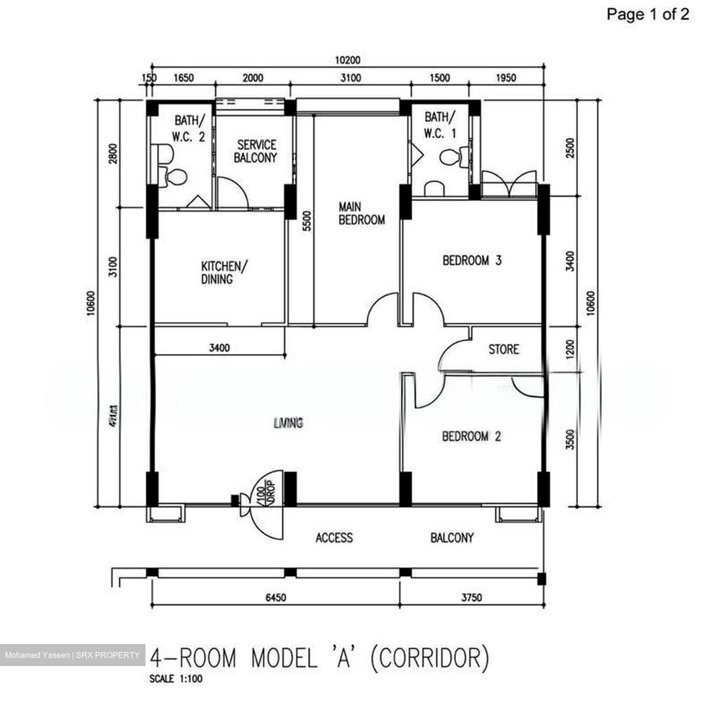 Blk 705 Woodlands Drive 40 (Woodlands), HDB 4 Rooms #576705201